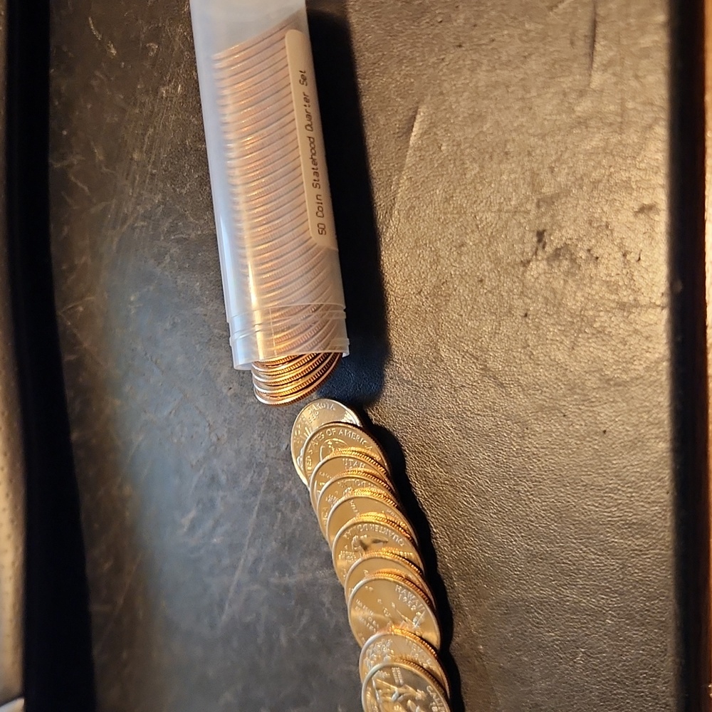 COPY - Complete 50 uncirculated  state quarter collection set